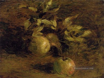 Äpfel Henri Fantin Latour Stillleben Ölgemälde